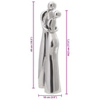 Sculpture Argent 10 x 16 x 49 cm Aluminium