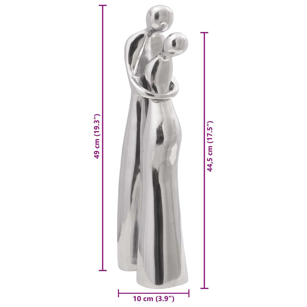 Sculpture Argent 10 x 16 x 49 cm Aluminium