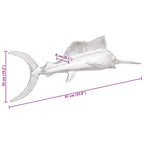 Sculpture Argent 91 x 8 x 26 cm Aluminium