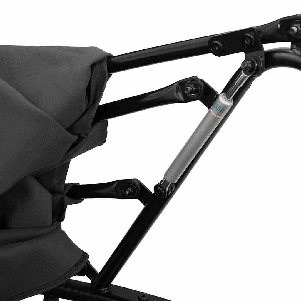 Lit de repos d'extérieur avec auvent et coussins résine tressée