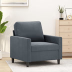 Fauteuil une place en velours