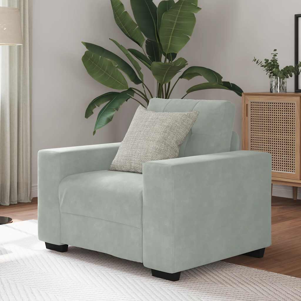 Fauteuil une place 60 cm Velours