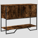 Table console en bois d'ingénierie 100x35x74,5 cm