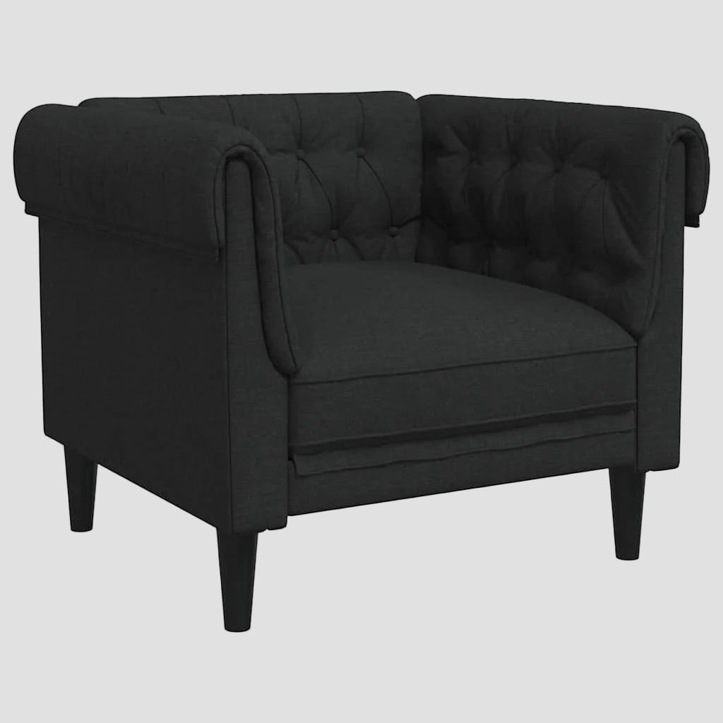 Canapé Chesterfield une place tissu