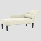 Chaise longue avec coussins velours