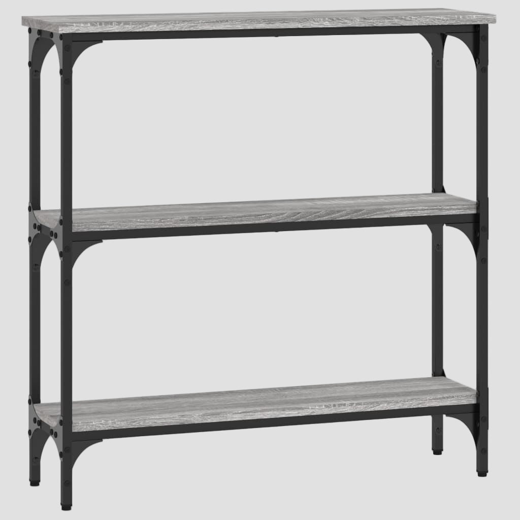 Table console en bois d'ingénierie 75x22,5x75 cm