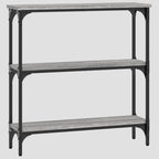 Table console en bois d'ingénierie 75x22,5x75 cm