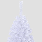 Sapin de Noël artificiel avec branches épaisses blanc 210cm