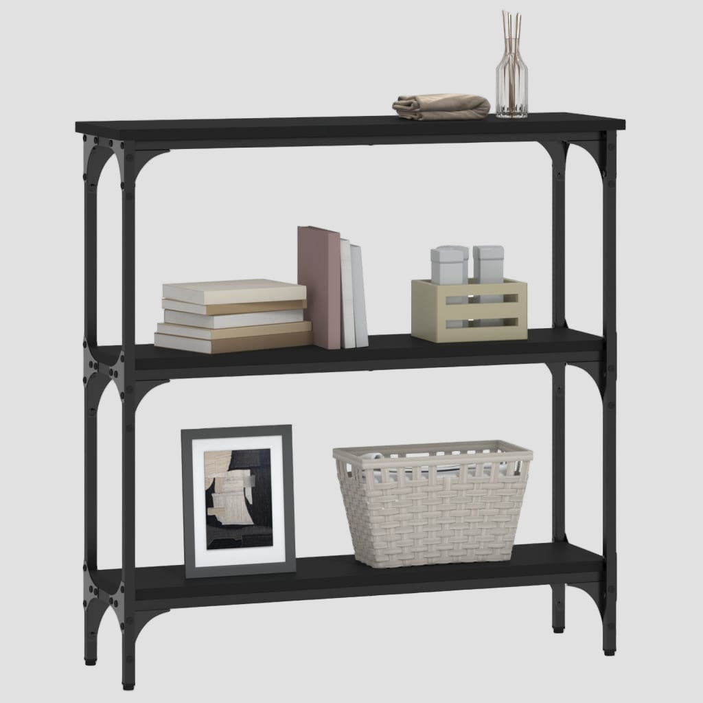 Table console en bois d'ingénierie 75x22,5x75 cm