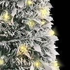 Sapin de Noël artificiel escamotable avec neige floquée 100 LED