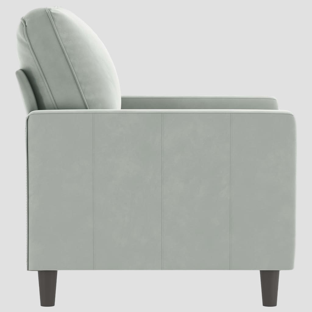 Fauteuil une place en velours