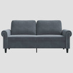 Canapé à 2 places 140 cm Velours