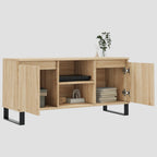 Meuble TV en bois d'ingénierie 104x35x50 cm