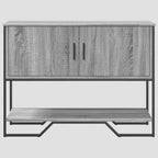 Table console en bois d'ingénierie 100x35x74,5 cm