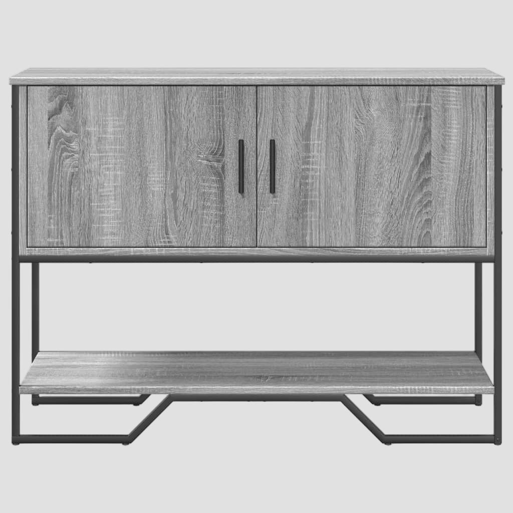 Table console en bois d'ingénierie 100x35x74,5 cm