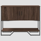 Table console en bois d'ingénierie 100x35x74,5 cm