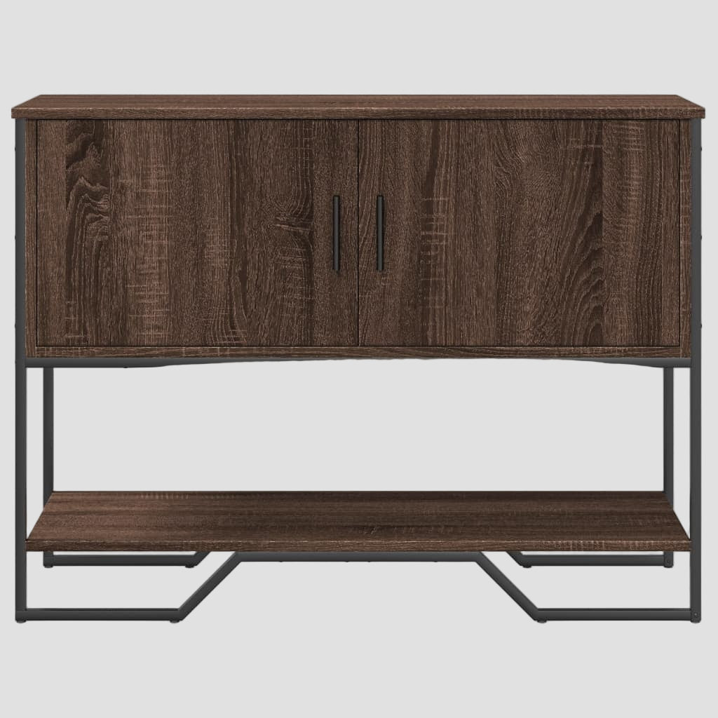 Table console en bois d'ingénierie 100x35x74,5 cm