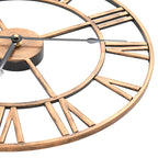 Horloge murale Métal 40 cm Doré