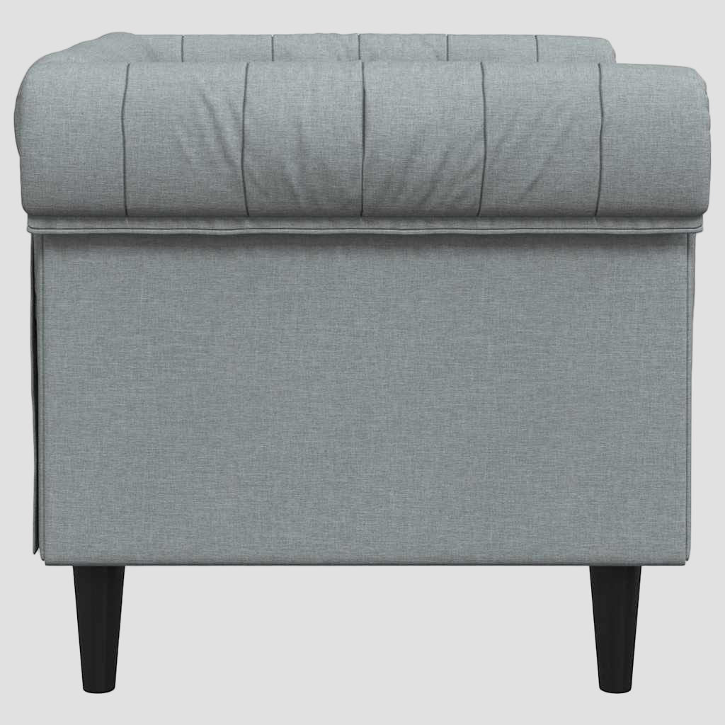 Canapé Chesterfield une place tissu