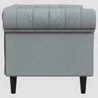 Canapé Chesterfield une place tissu