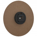 Horloge murale et échelles et aiguilles lumineuses marron Ø30cm
