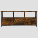 Meuble TV en bois d'ingénierie et fer 102x33x45 cm