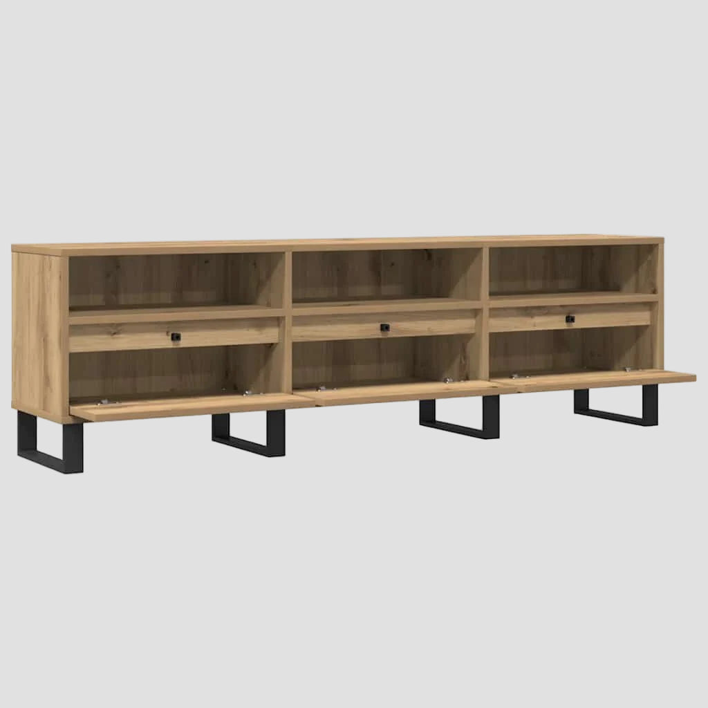 Meuble TV en bois d'ingénierie 150x30x44,5 cm