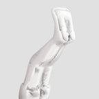 Sculpture Argent "Homme tombant" 22 x 8 x 25 cm Aluminium