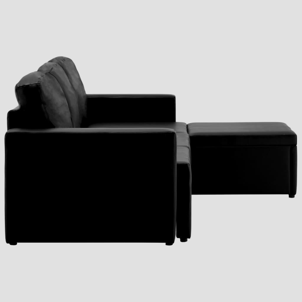 Canapé-lit modulaire 3 places Similicuir