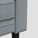 Canapé Chesterfield 2 places tissu