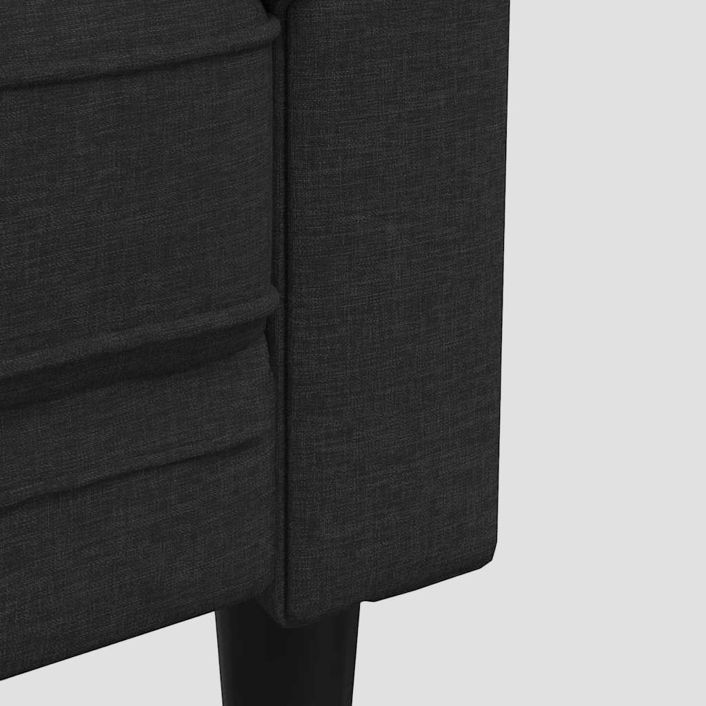 Canapé Chesterfield 2 places tissu