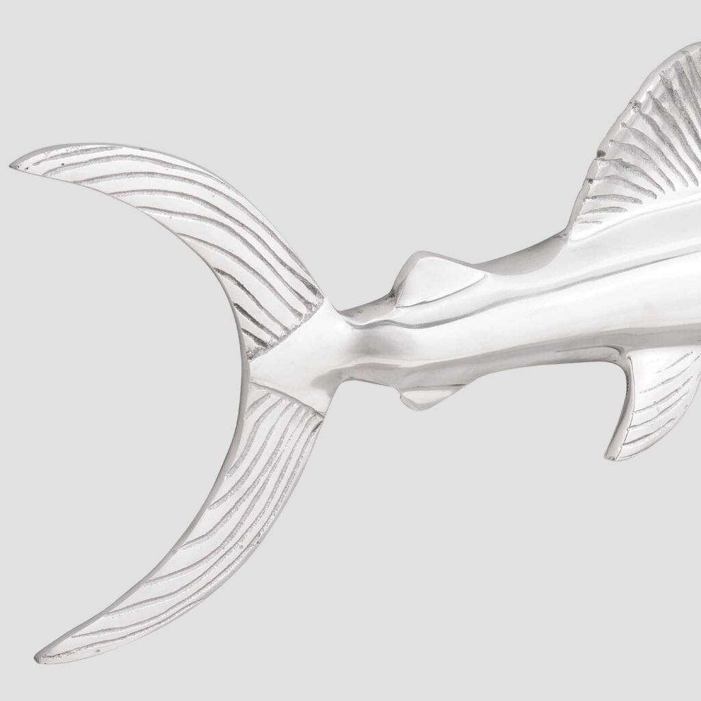 Sculpture Argent 91 x 8 x 26 cm Aluminium