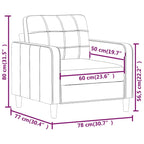 Canapé une place moderne