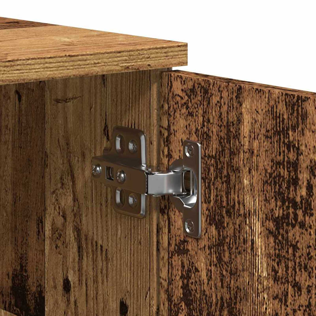 Meuble TV en bois d'ingénierie 140x35x40 cm