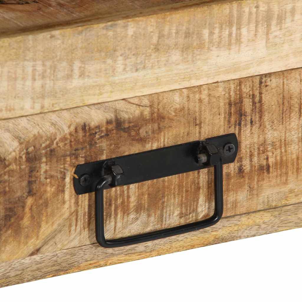 Table console Marron 90 x 33 x 75 cm bois de manguier massif