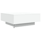 Table basse avec lumières LED 80x80x31 cm